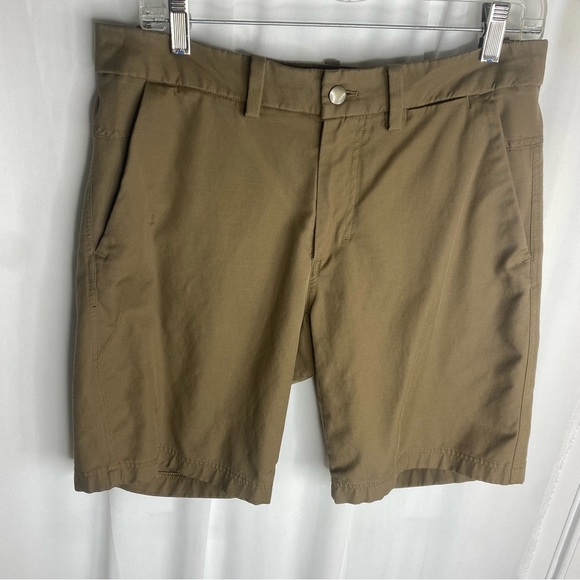 Lululemon Commission Short *Qwick Chino 9" Size 30 Tan Brown - Picture 2 of 8